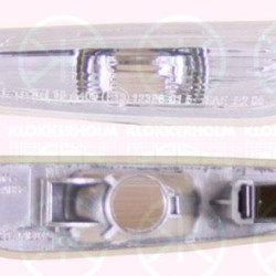 Direction Indicator, Crystal clear, without bulb holder, lateral installation, 63 13 6 932 997 (BMW), 63 13 7 253 325 (BMW)