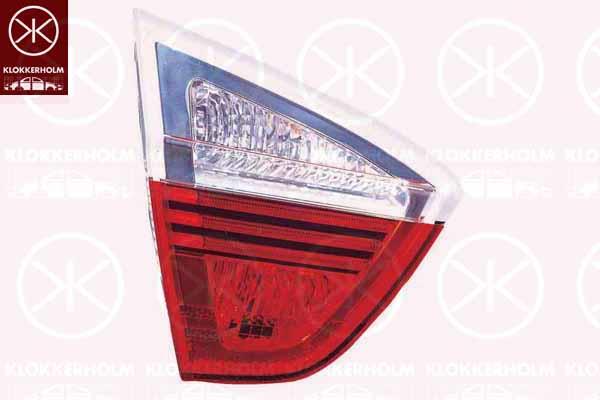 Tail Light Assembly, with bulb holder, Left, Inner Section, 63 21 6 937 459 (BMW)