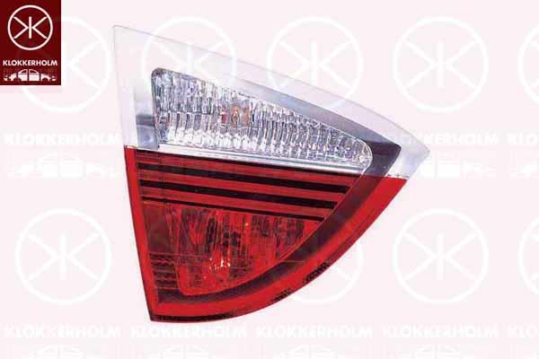 Tail Light Assembly, Left, Inner Section, with bulb holder, 63 21 7 160 063 (BMW)