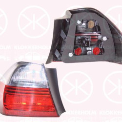 Tail Light Assembly, Right, Indicator Colour: Smoke Grey, Outer section, without bulb holder, 63 21 0 406 880 (BMW)