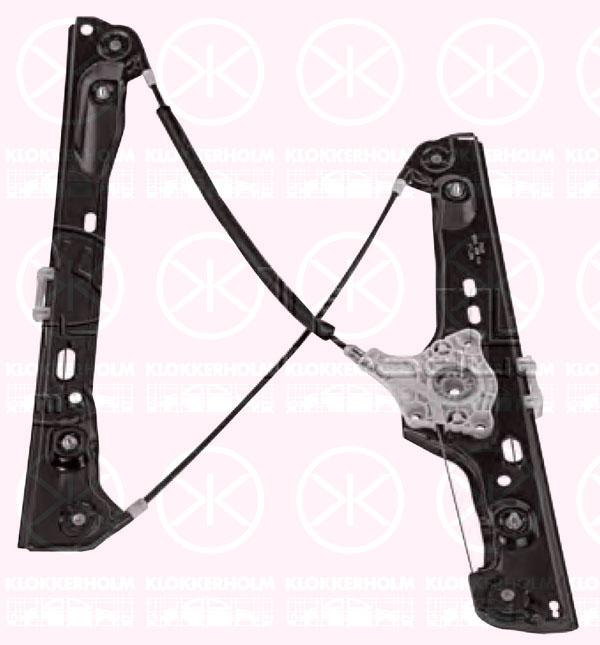 Window Regulator, OE-type, without electric motor, Electric, Right Front, 51 33 7 140 588 (BMW), 7140588 (BMW)