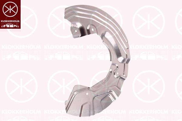 Splash Guard, brake disc, Front Axle Left, for brake disc diameter [mm]: 330, Aluminium, 34116762861 (BMW), 34116771497 (BMW), 34116780215 (BMW), 6 780 215 (BMW)