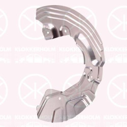 Splash Guard, brake disc, Front Axle Left, for brake disc diameter [mm]: 330, Aluminium, 34116762861 (BMW), 34116771497 (BMW), 34116780215 (BMW), 6 780 215 (BMW)