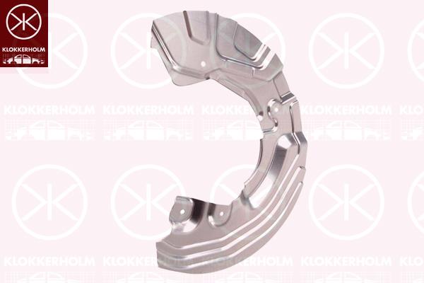 Splash Guard, brake disc, Front Axle Right, for brake disc diameter [mm]: 330, Aluminium, 34116762862 (BMW), 34116771498 (BMW), 34116780216 (BMW), 6 780 216 (BMW)