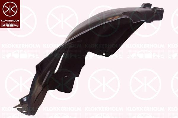 Liner, wheelhouse, Left Front, Front Section, Plastic, 51 71 7 154 415 (BMW)