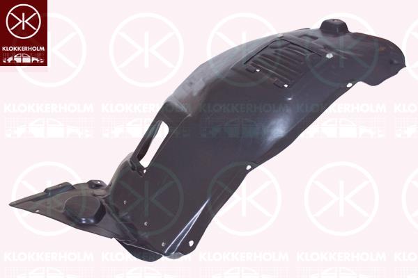 Liner, wheelhouse, Left Front, Front Section, Plastic, 51 71 7 172 499 (BMW)