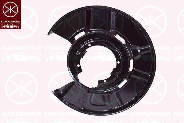 Splash Guard, brake disc, Rear Axle Left, for brake disc diameter [mm]: 350, Aluminium, 2283253 (BMW), 34 21 2 283 253 (BMW), 34212283253 (BMW)