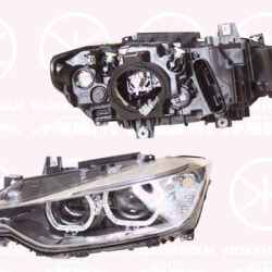 Headlight, Right, Illuminance [lx]: 12.5, Bi-Xenon, with daytime running light (LED), with motor for headlamp levelling, without control unit for Xenon, D1S (gas discharge tube), ZKW, 63 11 7 314 532 (BMW)