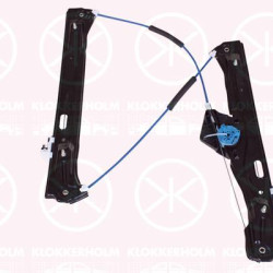 Window Regulator, 4/5-drs, without electric motor, Electric, Left Front, 51 33 7 281 885 (BMW)