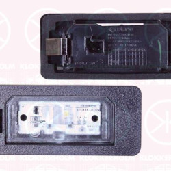 Licence Plate Light, LED, with bulb holder, 63 26 7 193 293 (BMW), 63267193293 (BMW), 7193293 (BMW)