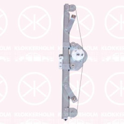 Window Regulator, 4/5-drs, without electric motor, Electric, Left Rear, 51 35 7 281 887 (BMW)