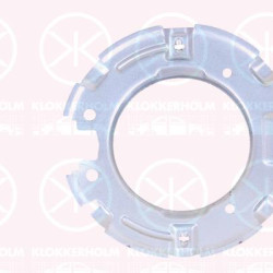 Splash Guard, brake disc, Rear Axle, Brake Type: Disc/Drum, Diameter [mm]: 185, Zinc-coated, 34216771430 (BMW)