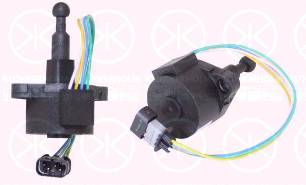 Actuator, headlight levelling, ZKW, Electric, 67 16 8 352 206 (BMW), 67 16 8 362 048 (BMW)