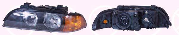 Headlight, H7/HB3, with motor for headlamp levelling, Right, Illuminance [lx]: 20, Indicator Colour: yellow, 63 12 8 362 464 (BMW), 63 12 8 372 754 (BMW)