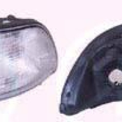 Diffusing Lens, headlight, Left, Indicator Colour: white, for vehicles without xenon light, 63 12 8 375 301 (BMW)