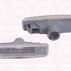 Direction Indicator, without bulb holder, white, lateral installation, 63 14 2 496 299 (BMW)