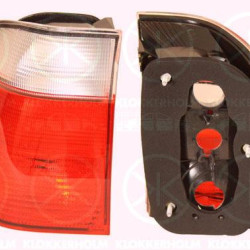 Tail Light Assembly, without bulb holder, Left, Indicator Colour: white, 63 21 2 496 321 (BMW)