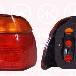 Tail Light Assembly, without bulb holder, Right, Indicator Colour: yellow, 63 21 8 371 328 (BMW)