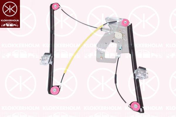 Window Regulator, OE-type, without electric motor, Electric, Left Front, 51 33 8 236 859 (BMW), 51 33 8 252 393 (BMW)