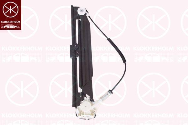 Window Regulator, without electric motor, Electric, Left Rear, 51 35 8 252 429 (BMW)