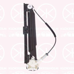 Window Regulator, without electric motor, Electric, Left Rear, 51 35 8 252 429 (BMW)