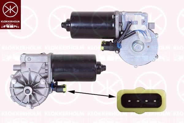 Wiper Motor, Front, Voltage [V]: 12, 67 63 8 360 603 (BMW)