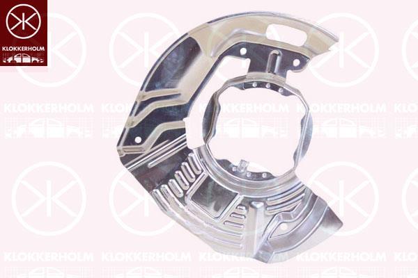 Splash Guard, brake disc, Front Axle Right, Diameter 1/Diameter 2 [mm]: 320/130, Aluminium, 34 11 1 162 956 (BMW)