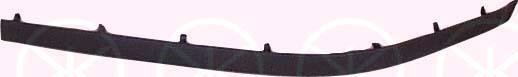 Trim/Protection Strip, bumper, black, Left Front, Height [mm]: 36, 51 11 8 226 561 (BMW)