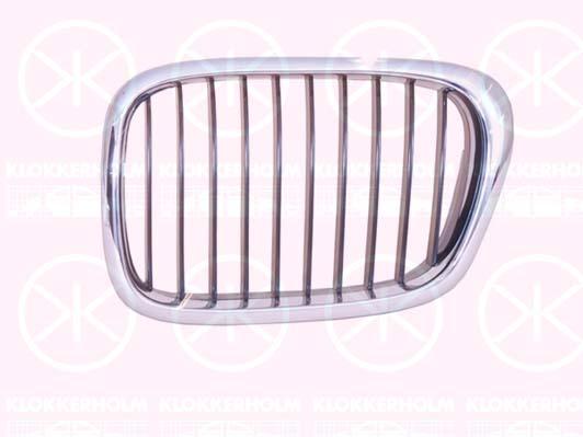 Radiator Grille, chrome/black, Left, 51 13 7 005 837 (BMW)