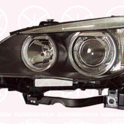 Headlight, Right, Bi-Xenon, with dynamic bending light, without control unit for Xenon, with motor for headlamp levelling, D2S/H7, with side marker light (LED), Hella, 63 12 7 044 672 (BMW), 63 12 7 177 746 (BMW), 63 11 6 933 182 (BMW), 63 12 7 165 572 (BMW)