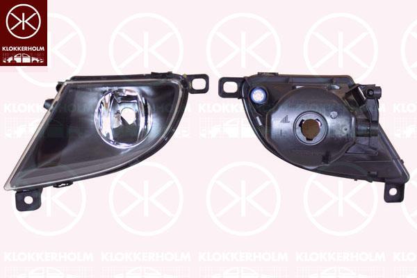 Front Fog Light, H8, AL, Left Front, 63 17 7 177 711 (BMW)