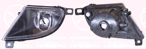 Front Fog Light, H8, Left Front, 63 17 7 177 711 (BMW)