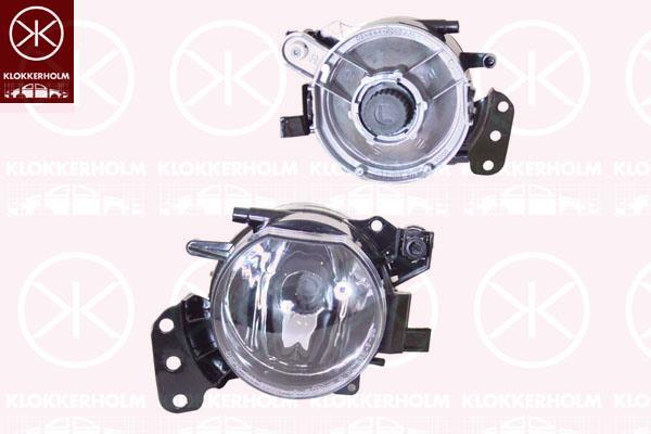 Front Fog Light, for vehicles with sports package, HB4, without bulb holder, Left Front, 63 17 7 897 187 (BMW)