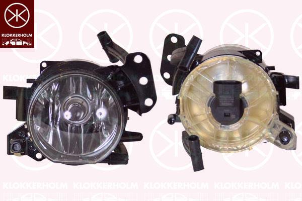 Front Fog Light, for vehicles with sports package, HB4, ZKW, Left Front, 63 17 7 897 187 (BMW)