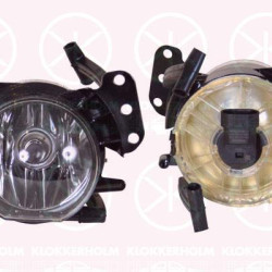 Front Fog Light, for vehicles with sports package, HB4, ZKW, Left Front, 63 17 7 897 187 (BMW)