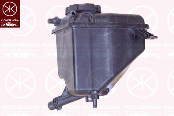 Expansion Tank, coolant, with cap, 17 13 7 542 986 (BMW), 17 13 7 519 219 (BMW)