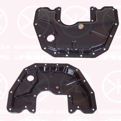 Oil Sump, Steel, with bore for oil-level sensor, Lower Section, 11 13 0 148 458 (BMW), 11 13 7 509 724 (BMW), 11 13 7 574 532 (BMW), 7574532 (BMW)