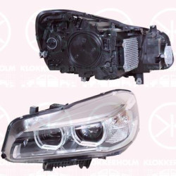 Headlight, Left, Illuminance [lx]: 20, LED, without control unit for aut. LDR, AL, 63 11 7 391 401 (BMW)