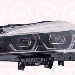 Headlight, Right, LED, without LED control unit for indicators, without LED control unit for daytime running-/position ligh, AL, 63115A32DF8 (BMW), 63118739854 (BMW), 8739854 (BMW)