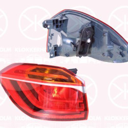 Tail Light Assembly, Left, Outer section, with bulb holder, P21W, OLSA, 63217328153 (BMW), 63217461607 (BMW)