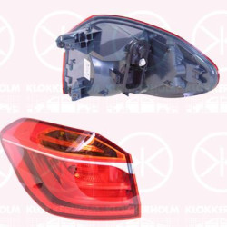 Tail Light Assembly, Left, Outer section, for vehicles with LED headlights, with bulb holder, P21W, OLSA, 63 21 7 330 473 (BMW), 63217330473 (BMW)