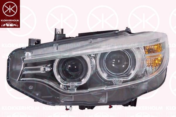 Headlight, Right, Illuminance [lx]: 17.5, Bi-Xenon, with dynamic bending light, with daytime running light (LED), without control unit for Xenon, without control unit for aut. LDR, D1S (gas discharge tube), AL, 63117377840 (BMW), 7377840 (BMW)