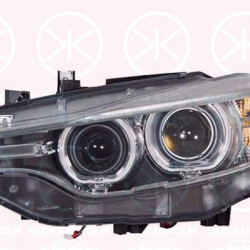 Headlight, Left, Illuminance [lx]: 17.5, Bi-Xenon, with daytime running light (LED), without control unit for Xenon, without control unit for aut. LDR, D1S (gas discharge tube), AL, 63117377843 (BMW), 7377843 (BMW)