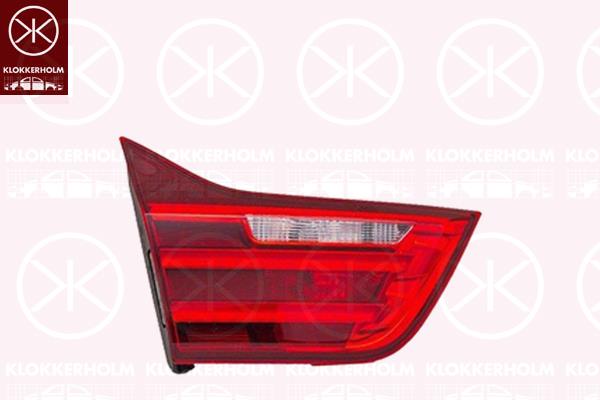 Tail Light Assembly, Right, Inner Section, LED, with bulb holder, ULO, 63217296102 (BMW)