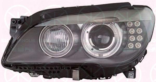 Headlight, with dynamic bending light, with daytime running light, Bi-Xenon, with motor for headlamp levelling, ZKW, Left, 63 11 7 228 427 (BMW), 63117182149 (BMW)