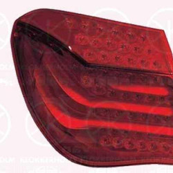 Tail Light Assembly, LED, with bulb holder, Right, Outer section, AL, 63 21 7 182 198 (BMW), 7 182 198 (BMW)