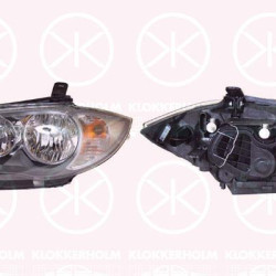 Headlight, H7/H7, with motor for headlamp levelling, Valeo, Right, Illuminance [lx]: 20, 63 11 7 249 650 (BMW)