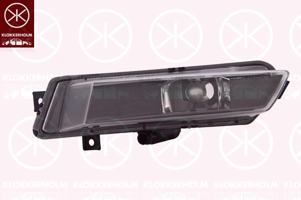 Front Fog Light, H11, Left Front, 63 17 7 181 287 (BMW)