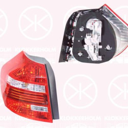 Tail Light Assembly, Left, LED, Indicator Colour: white, with bulb holder, Valeo, 63 21 7 181 297 (BMW)