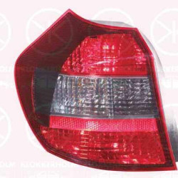 Tail Light Assembly, without bulb holder, Left, Indicator Colour: Smoke Grey, 63 21 0 432 621 (BMW)